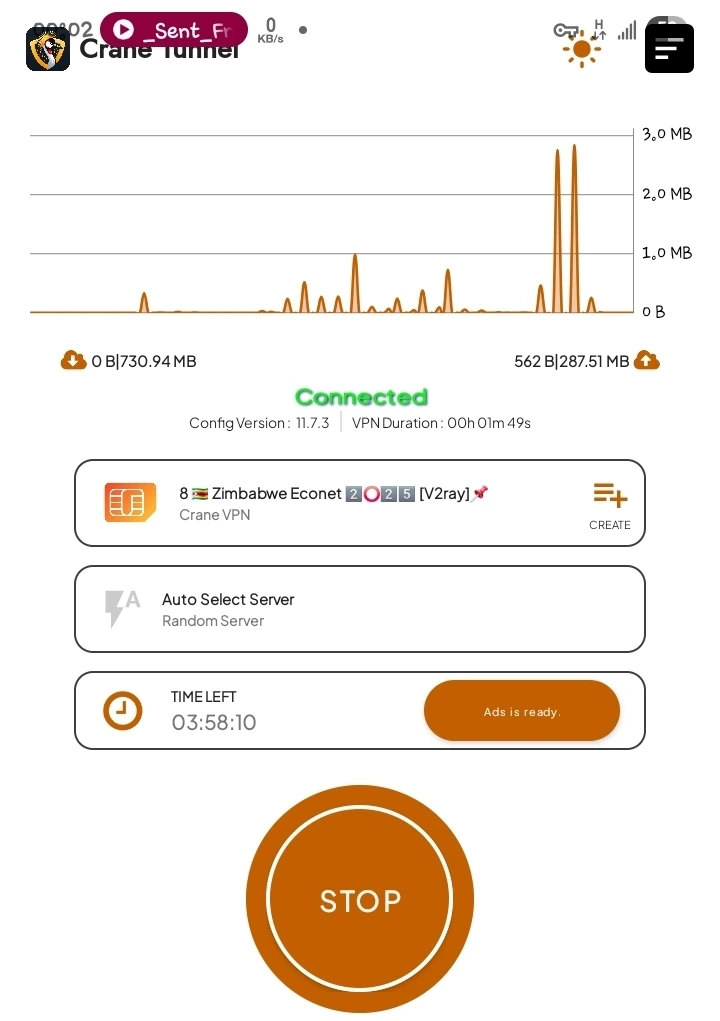 Free Internet For Econet with crane tunnel